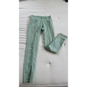 NEU Apparel Mint Green Ribbed Seamless Leggings XS/S